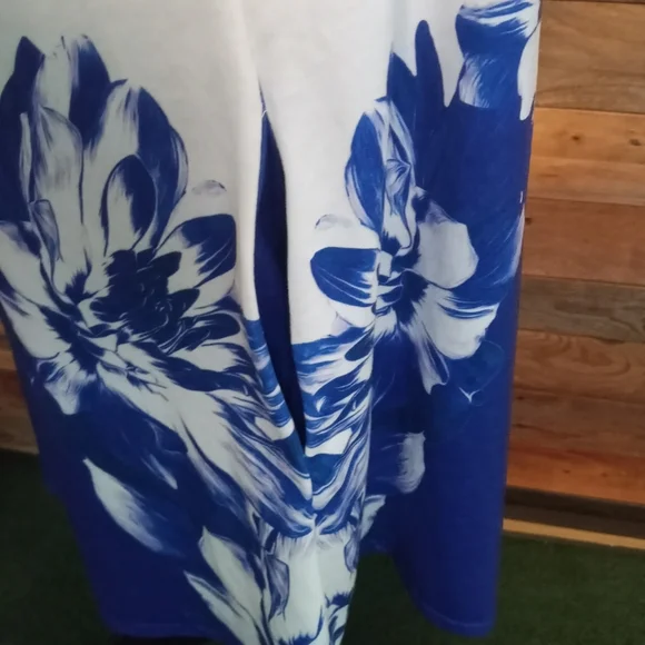 NWT Etcyy blue & white dress - XXL - Picture 8 of 9